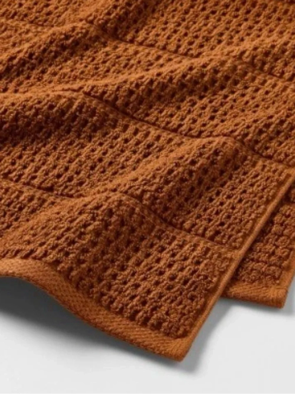 NWT Threshold 4pc Performance Plus Bath Towel Set 2 Bath + 2 Hand Rust Orange